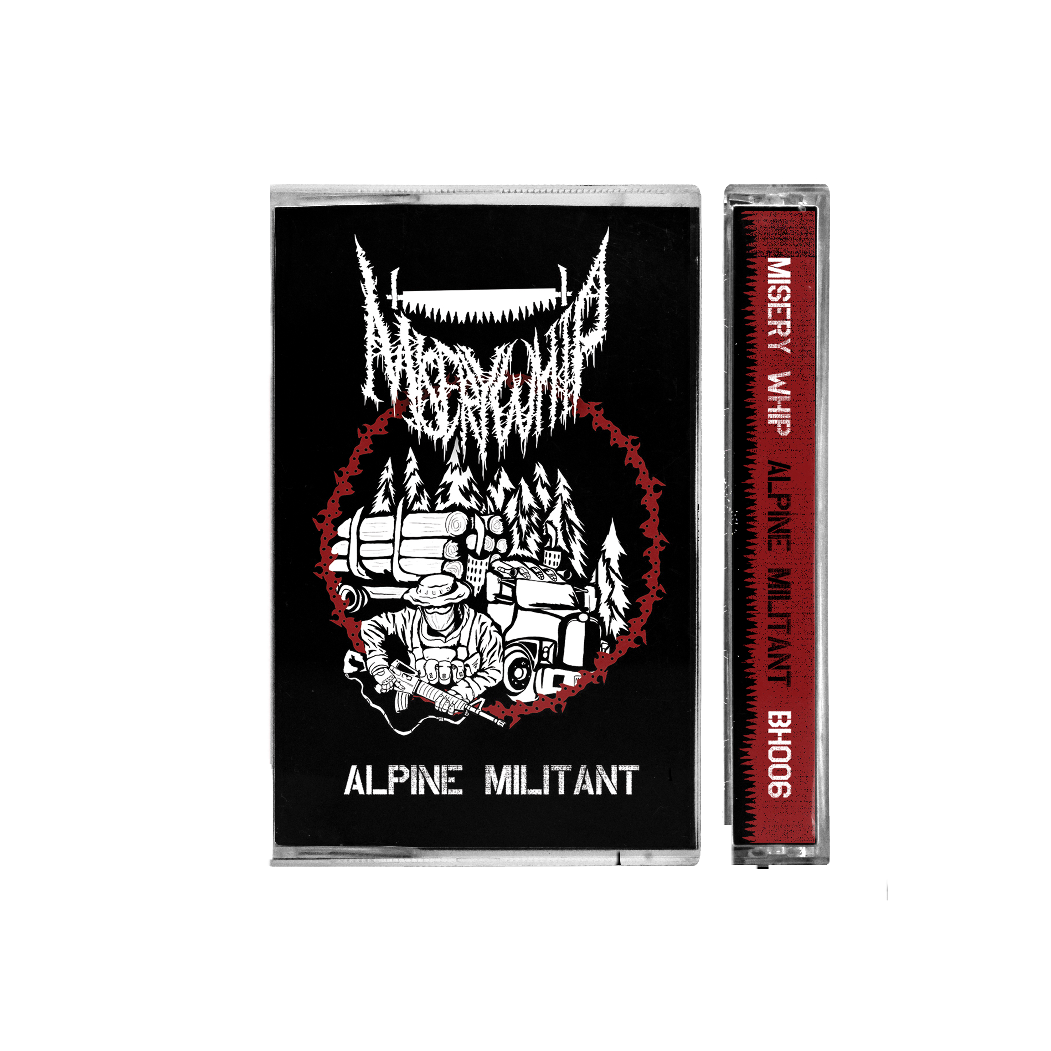 MISERY WHIP - ALPINE MILITANT CASSETTE – BLEAKHOUSE