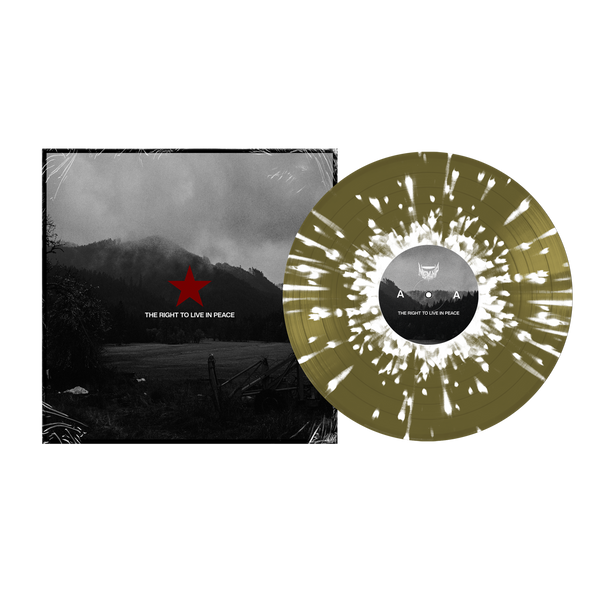 MISERY WHIP - THE RIGHT TO LIVE IN PEACE MILITANT GREEN SPLATTER VINYL